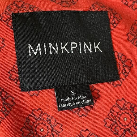 MINKPINK Boho Queen Mini Dress Multi Aztec Print Women’s Sz S - Picture 8 of 8